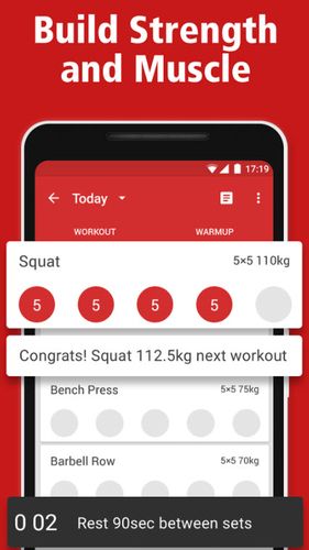 StrongLifts 5x5: Workout gym log & Personal trainer