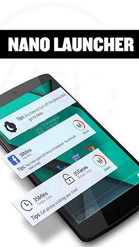 Nano launcher gratis appar att ladda ner på Android 4.0 mobiler och surfplattor.