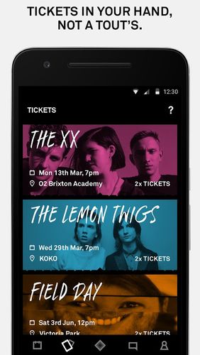 DICE: Tickets for gigs, clubs & festivals