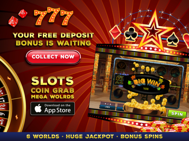 Ladda ner Slots: Coin Grab Mega Worlds iPhone 8.0 gratis.