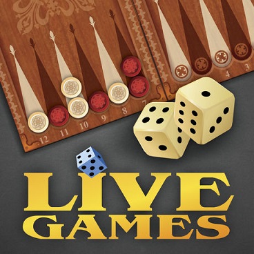 Ladda ner Brädspel spel Backgammon LiveGames - long and short backgammon på iPad.