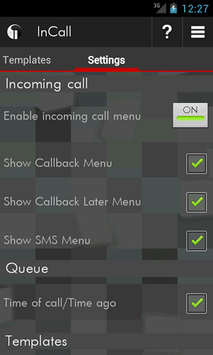 In call