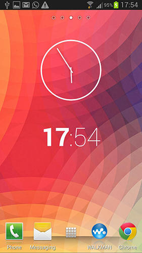 Nexus clock widget
