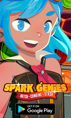 Ladda ner Spark Genies - Hatch Combine & Stash på Android 4.4 gratis.