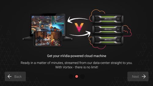 Vortex cloud gaming