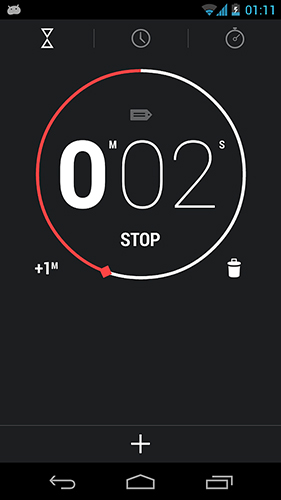 Nexus clock widget