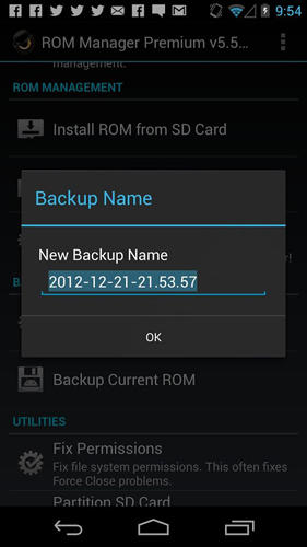 ROM manager