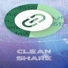 Med den aktuella app  för Android ladda ner gratis Clean share till den andra mobiler eller surfplattan.