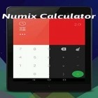 Med den aktuella app  för Android ladda ner gratis Numix calculator till den andra mobiler eller surfplattan.