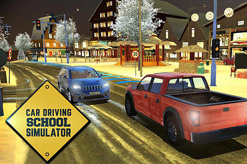 Ladda ner Multiplayer spel Car driving school simulator på iPad.