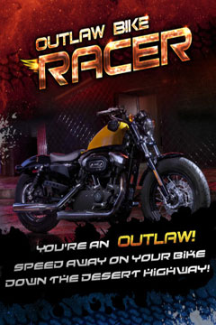 Ladda ner Racing spel A Furious Outlaw Bike Racer: Fast Racing Nitro Game PRO på iPad.