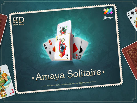 Ladda ner Brädspel spel Amaya Solitaire: Spider, Klondike, Free Cell på iPad.