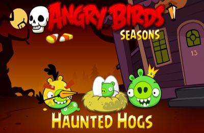 Ladda ner Shooter spel Angry Birds Seasons: Haunted hogs på iPad.