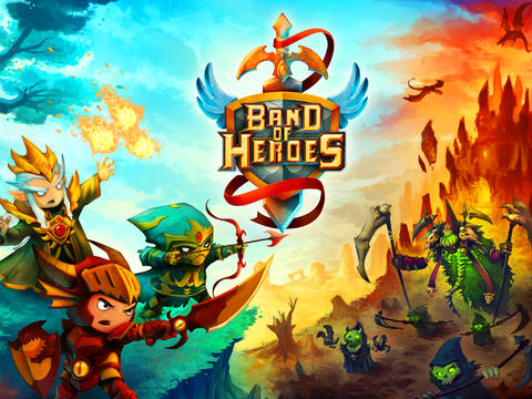 Ladda ner RPG spel Band of Heroes: Battle for Kingdoms på iPad.