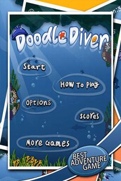 Ladda ner Doodle Diver Deluxe iPhone 3.0 gratis.