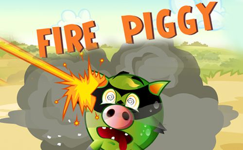 Ladda ner Shooter spel Fire piggy på iPad.