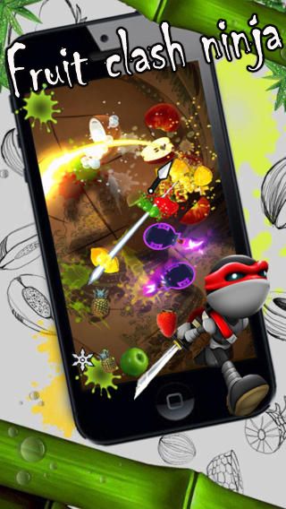 Ladda ner Fruit clash ninja iPhone 6.0 gratis.