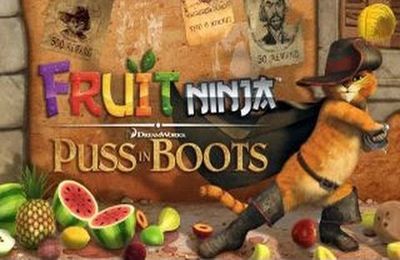Ladda ner Arkadspel spel Fruit Ninja: Puss in Boots på iPad.