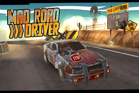 Ladda ner Racing spel Mad road driver på iPad.