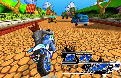 Ladda ner Racing spel Risky Rider 3D (Motor Bike Racing Game / Games) på iPad.