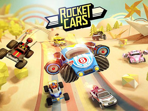 Ladda ner Racing spel Rocket cars på iPad.