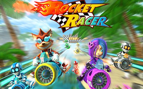 Ladda ner Racing spel Rocket racer på iPad.