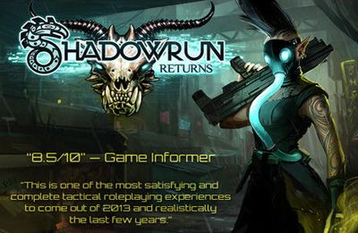 Ladda ner RPG spel Shadowrun Returns på iPad.