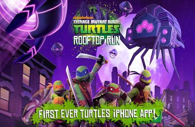 Ladda ner Fightingspel spel Teenage Mutant Ninja Turtles: Rooftop Run på iPad.