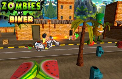 Ladda ner Racing spel Zombies vs Biker (3D Bike racing games) på iPad.