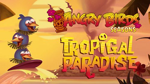 Ladda ner Shooter spel Angry birds seasons: Tropical paradise på iPad.