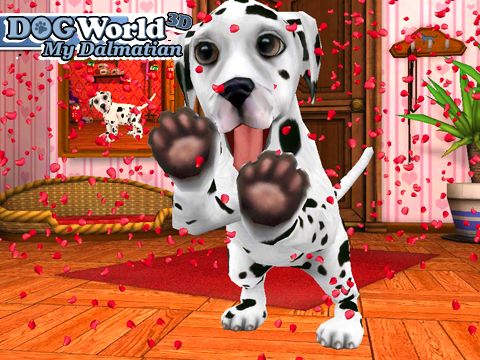 Ladda ner Dog world 3D: My dalmatian iPhone 6.0 gratis.