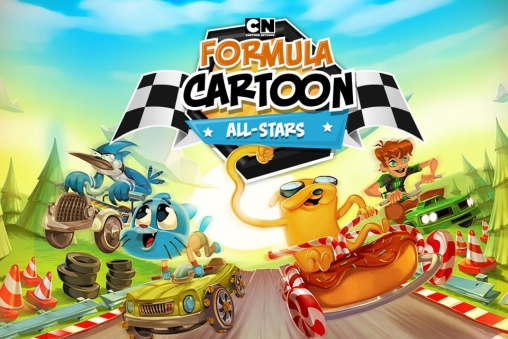 Ladda ner Racing spel Formula cartoon all-stars på iPad.
