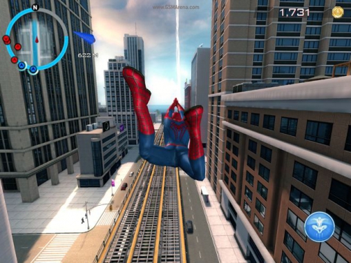 Ladda ner Action spel The amazing Spider-man 2 på iPad.