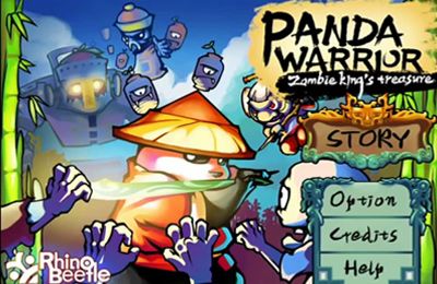 Ladda ner Shooter spel Panda Warrior: Zombie king’s treasure på iPad.