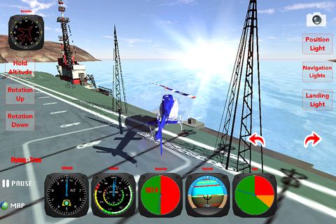 Helicopter: Flight simulator 3D