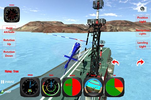 Helicopter: Flight simulator 3D