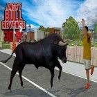 Med den aktuella spel Epic battle for Moonhaven för iPhone, iPad eller iPod ladda ner gratis Angry bull: Revenge 3D.