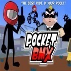 Med den aktuella spel Bomber captain för iPhone, iPad eller iPod ladda ner gratis Pocket BMX.