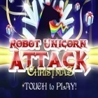 Med den aktuella spel Pastry paradise för iPhone, iPad eller iPod ladda ner gratis Robot Unicorn Attack Christmas Edition.