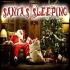 Med den aktuella spel Flying chicken för iPhone, iPad eller iPod ladda ner gratis Santa's sleeping.