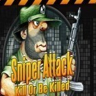 Med den aktuella spel War in a box: Paper tanks för iPhone, iPad eller iPod ladda ner gratis Sniper attack: Kill or be killed.