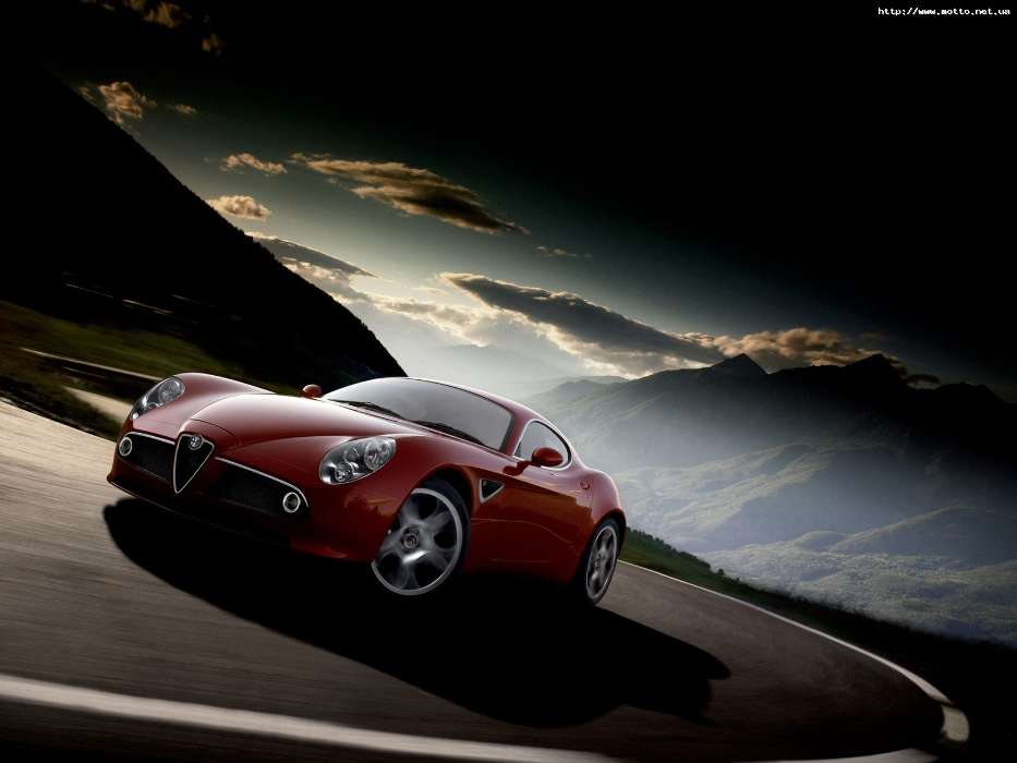 Transport, Auto, Roads, Alfa Romeo