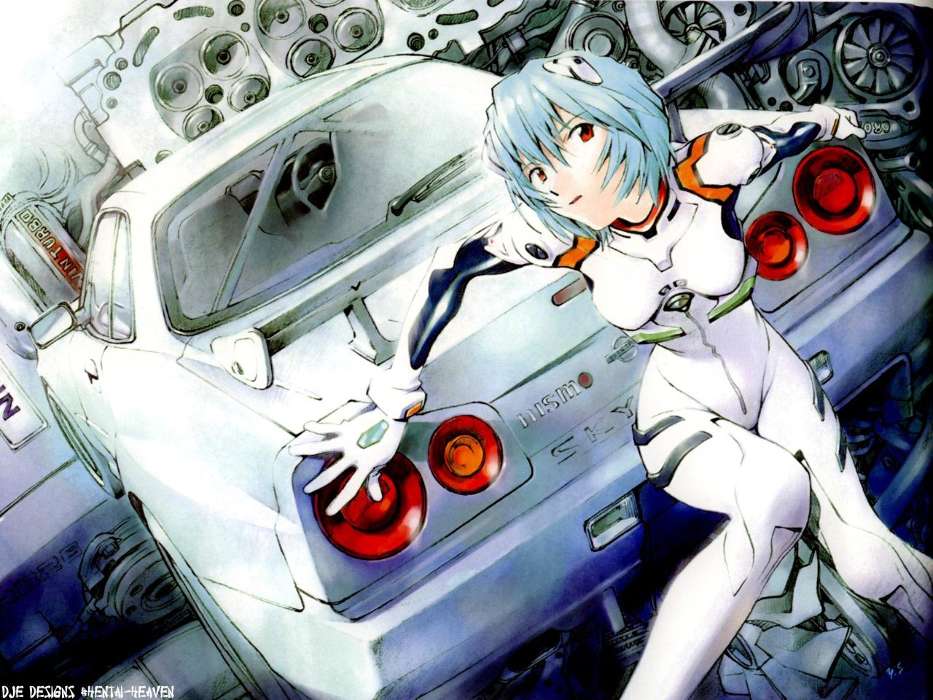 Anime, Auto, Girls, Nissan