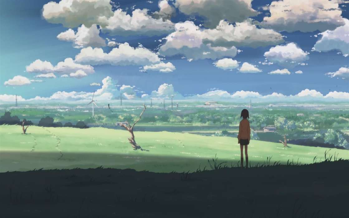 Anime, Landscape, Sky