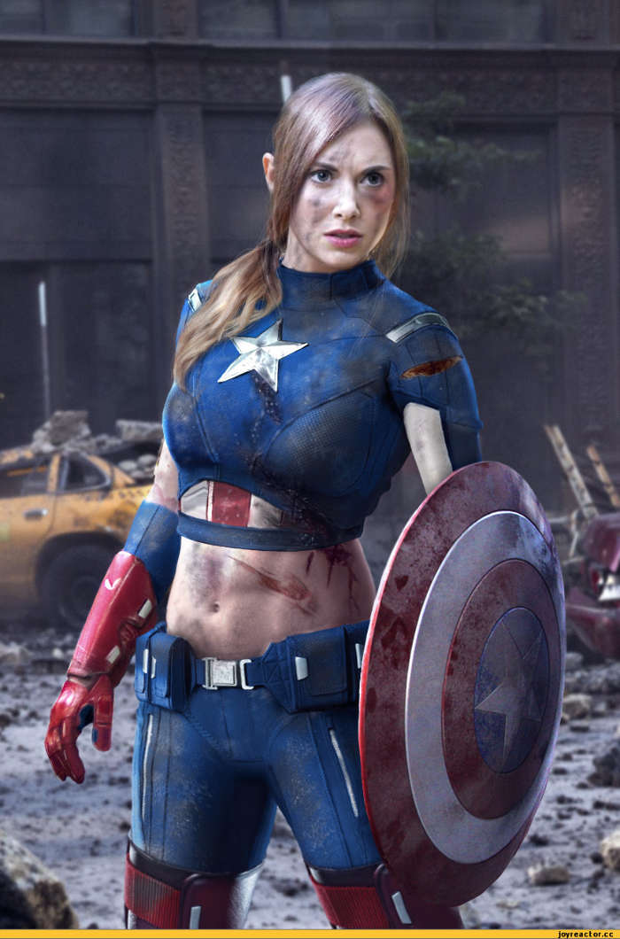 Captain America, Girls, Cinema, People
