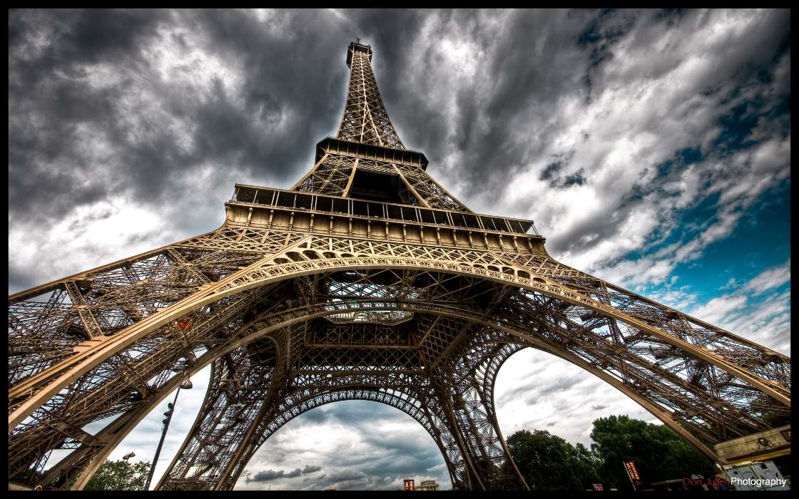 Landscape, Architecture, Paris, Eiffel Tower
