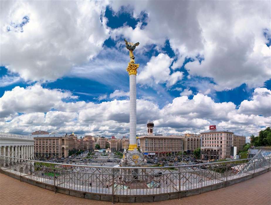 Landscape, Cities, Sky, Architecture, Monuments, Kyiv