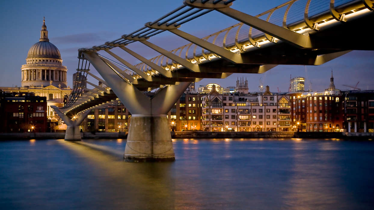 Landscape, Cities, Rivers, Bridges, Architecture