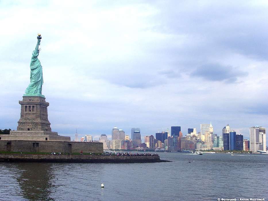 Architecture, Landscape, Statue of Liberty