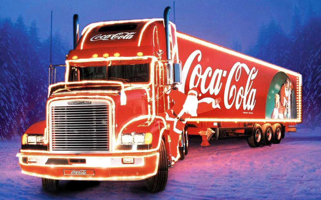 Auto, Brands, Trucks, Coca-cola, Holidays, Christmas, Xmas, Transport